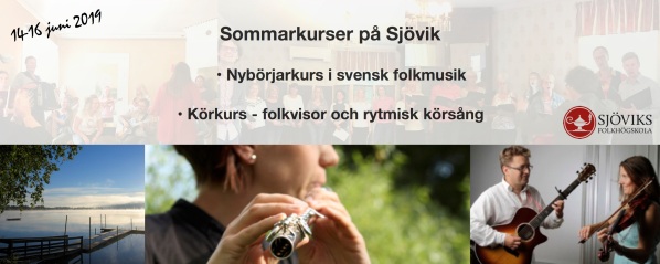Sommarkurser på Sjövik 2019